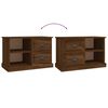 vidaXL TV-Schrank Braun Eichen-Optik 73x35,5x47,5 cm Holzwerkstoff