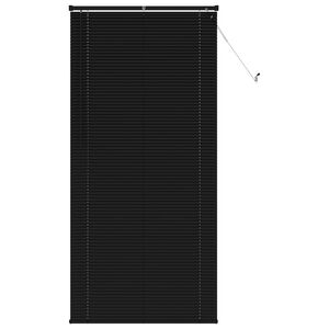 vidaXL Venetianer Jalousie Verstellbar Schwarz 213 x 90 cm PVC