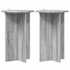 vidaXL Pflanzenst&auml;nder 2 pcs Graues Sonoma &Oslash;40 x 60 cm Holzwerkstoff
