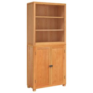 vidaXL Aufbewahrungsm&ouml;bel-Set mit Regal 2 Stk. Natur 80 x 35 x 185 cm