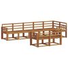 vidaXL Outdoor-Sofagarnitur 8 pcs Natur Massivholz Akazie