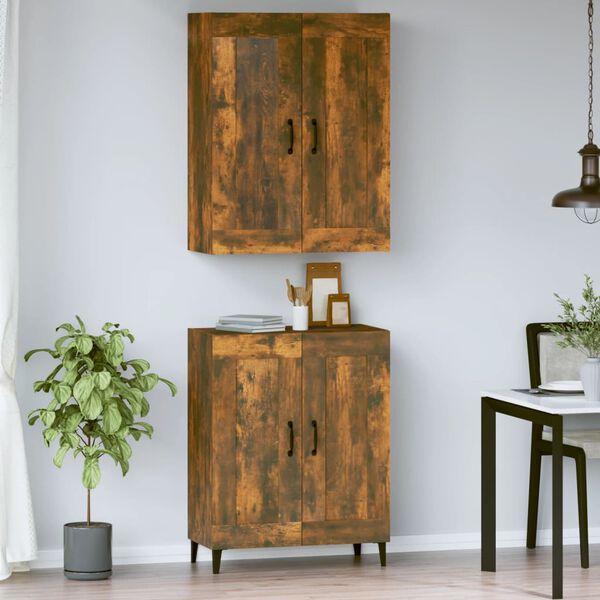 vidaXL Highboard R&auml;uchereiche 69,5x34x180 cm Holzwerkstoff