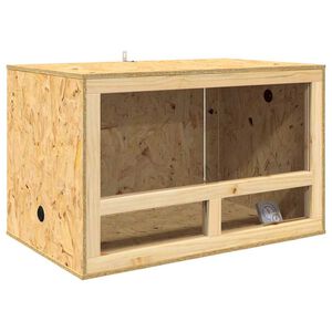 vidaXL Terrarium Braun 80 x 50 x 50 cm OSB