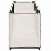 vidaXL Aufbewahrungsbox Creme 105x34,5x45 cm Stoff