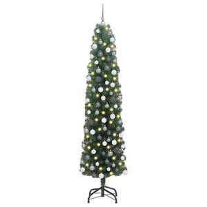 vidaXL K&uuml;nstlicher Weihnachtsbaum mit 300 LEDs mit St&auml;nder Gr&uuml;n 180 cm