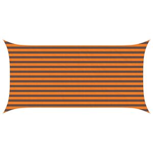 vidaXL Sonnensegel Orange und Braun 4 x 2 m 100 % Polyester Oxford