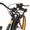 vidaXL Kinderfahrrad mit Frontgep&auml;cktr&auml;ger 18 Zoll Schwarz und Orange