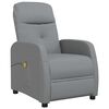 vidaXL Massagesessel Hellgrau Stoff