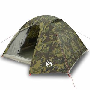 vidaXL Kuppelzelt 4 Personen Camouflage Wasserdicht