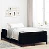 vidaXL Boxspringbett Schwarz 120 x 190 cm Stoff