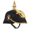 vidaXL Preu&szlig;ische Pickelhaube Antik Replik f&uuml;r LARP Schwarz Stahl