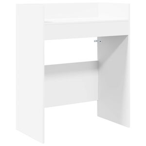 vidaXL DJ Tisch Wei&szlig; 82 x 45 x 102 cm Holzwerkstoff