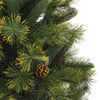 vidaXL K&uuml;nstlicher klappbarer Weihnachtsbaum mit Tannenzapfen 150 cm