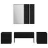 vidaXL Flurm&ouml;bel-Set Wandmontiert mit Spiegel 6 pcs Holzwerkstoff