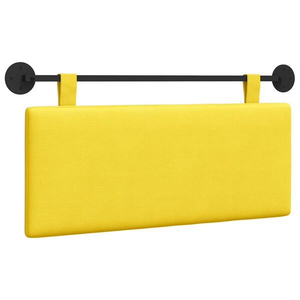 vidaXL H&auml;ngevorderseite Wandmontiert Uni Cordstoff