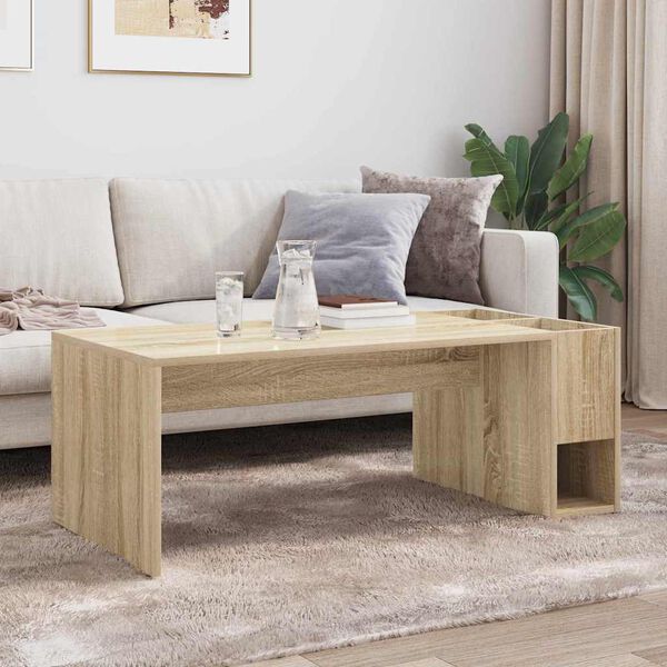 vidaXL Couchtisch Sonoma-Eiche 101,5 x 50 x 37 cm Holzwerkstoff