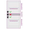 vidaXL Interior T&uuml;r ORKDAL Wei&szlig; 93 x 202 cm Sperrholz