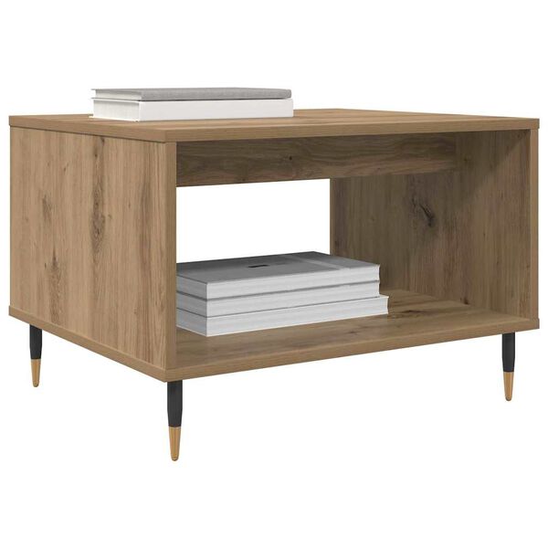 vidaXL Couchtisch Artisan-Eiche 60 x 50 x 40 cm Holzwerkstoff