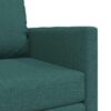 vidaXL Schlafsofa 60cm Dunkelgr&uuml;n Stoff