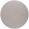 vidaXL Bereichsteppiche Rund LUGO Taupe &Oslash; 120 CM Polyester
