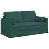 vidaXL Sofa 2 pcs Dunkelgr&uuml;n 158 x 78 x 80 cm Stoff
