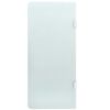 vidaXL Urinal-Trennwand Wandmontage 90 x 40 cm Hartglas