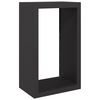 vidaXL Brennholzregal Schwarz 60x40x100 cm Stahl