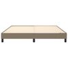vidaXL Boxspringbettgestell Taupe 160x200 cm Stoff
