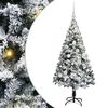 vidaXL K&uuml;nstlicher Weihnachtsbaum mit 150 LEDs mit St&auml;nder Wei&szlig; 120 cm