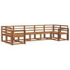 vidaXL Outdoor-Sofagarnitur 7 pcs Natur Massivholz Akazie