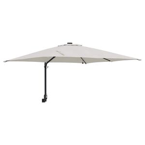 vidaXL Garten-Sonnenschirm Sand 248,5 x 247,5 x 160 cm