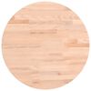 vidaXL Tischplatte &Oslash;40x1,5 cm Rund Massivholz Buche