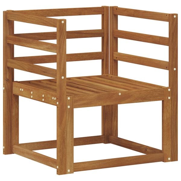 vidaXL Outdoor-Sofa Massivholz Akazie Natur