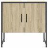 vidaXL Waschbeckenunterschrank Sonoma-Eiche 60x33x60 cm Holzwerkstoff