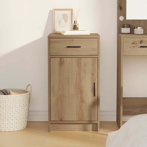 vidaXL Sideboard Artisan-Eiche 40 x 40,5 x 75 cm Holzwerkstoff