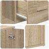 vidaXL Eckregal Sonoma-Eiche 200x40x45 cm Holzwerkstoff