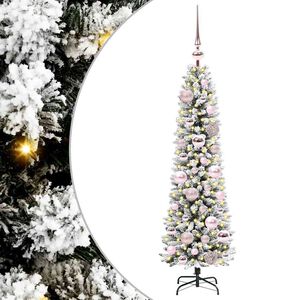 vidaXL K&uuml;nstlicher Weihnachtsbaum mit 150 LEDs mit St&auml;nder Wei&szlig; 120 cm