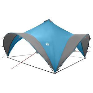 vidaXL Party-Zelt mit Dach Blau 500 x 500 x 350 cm Polyester und Stahl
