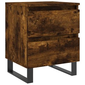 vidaXL Nachttisch R&auml;uchereiche 40x35x50 cm Holzwerkstoff