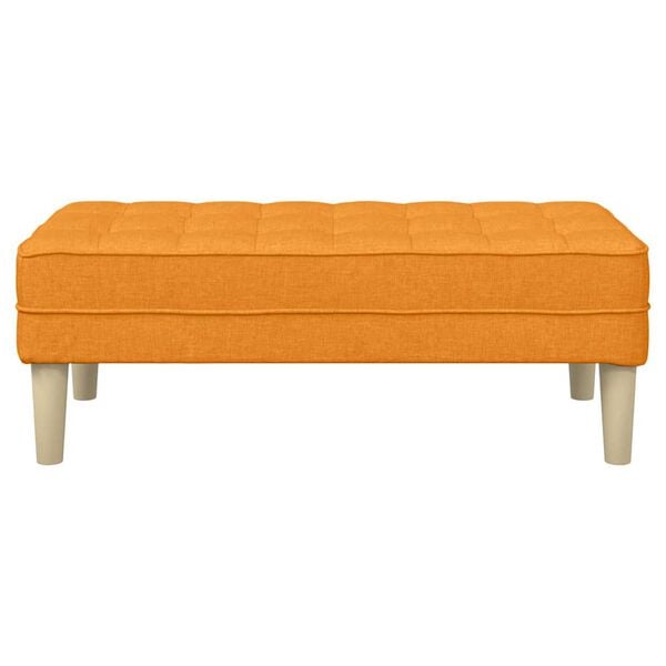 vidaXL Bank mit Kissen Dunkelgelb 113 x 57 x 39 cm Stoff