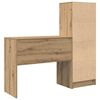 vidaXL Schreibtisch mit Schubladen 2 pcs Artisan-Eiche