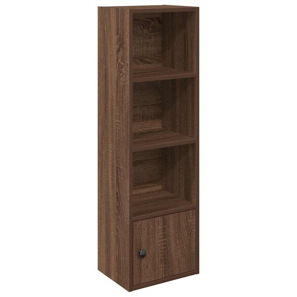 vidaXL Bücherregal Braun Eichen-Optik 31x24x102 cm Holzwerkstoff