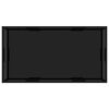 vidaXL Couchtisch Schwarz 120x60x35 cm Hartglas
