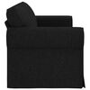 vidaXL Sofa Schwarz Gesamtabmessungen: 215 x 82 x 80 cm (B x T x H)