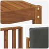 vidaXL Outdoor-Sofagarnitur mit Kissen 6 pcs Natur und Anthrazit