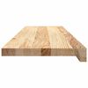vidaXL Treppenstufen 8 Stk. Unbehandelt 90x30x2 cm Massivholz Eiche