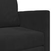 vidaXL Schlafsofa 110cm Schwarz Samt