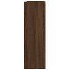 vidaXL Bad-Spiegelschrank Braun Eiche 62,5x20,5x64 cm Holzwerkstoff