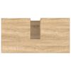 vidaXL Badschrank Sonoma-Eiche 65x33x60 cm Holzwerkstoff