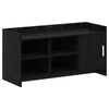 vidaXL Schuhschrank 100 x 39 x 51 cm Holzwerkstoff Schwarze Eiche